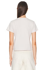 LESET Margo Tee in Creme, view 3, click to view large image.