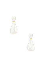 Lele Sadoughi Wilma Pearl Drop Earrings in Holographic Pearl, view 1, click to view large image.