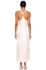 Loulou Studio Sula Dress in Ivory, view 3, click to view large image.