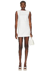 Loulou Studio Hoya Sleeveless Dress in Ivory, view 1, click to view large image.