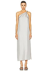 Loulou Studio Adela Dress in Silver Grey, view 1, click to view large image.