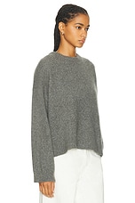 Loulou Studio Ropo Sweater in Anthracite, view 2, click to view large image.