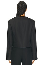 Loulou Studio Habriel Blazer in Black, view 3, click to view large image.