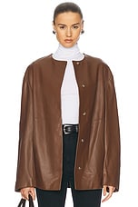 ジャケット Loulou Studio Red Atalia leather jacket ATALIA Leather coat | Loulou de Saison
