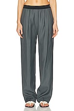 Loulou Studio Takoroa Pant in Fjord Grey, view 1, click to view large image.