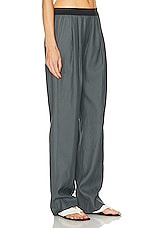 Loulou Studio Takoroa Pant in Fjord Grey, view 2, click to view large image.