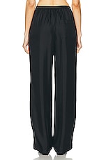 Loulou Studio Alera Pant in Black, view 3, click to view large image.