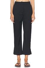 Loulou Studio Dorkas Pant in Black, view 1, click to view large image.