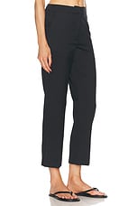 Loulou Studio Dorkas Pant in Black, view 2, click to view large image.