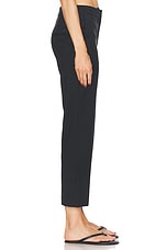 Loulou Studio Dorkas Pant in Black, view 3, click to view large image.