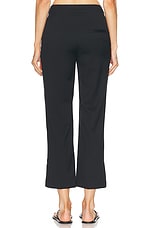 Loulou Studio Dorkas Pant in Black, view 4, click to view large image.