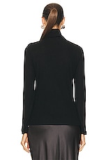 Loulou Studio Gallinara Top in Black, view 3, click to view large image.