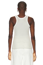 Loulou Studio Limba Tank Top in Powder Green, view 3, click to view large image.