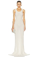 Ludovic de Saint Sernin Tank Dress in Off White, view 1, click to view large image.
