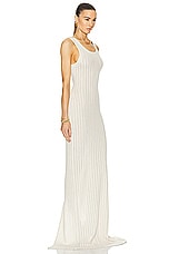 Ludovic de Saint Sernin Tank Dress in Off White, view 2, click to view large image.