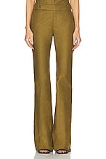 Ludovic de Saint Sernin Bum Pant in Olive Green, view 1, click to view large image.