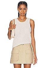 Ludovic de Saint Sernin Classic Tank Top in White, view 1, click to view large image.