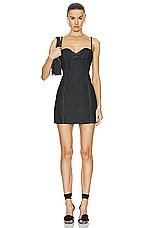 Magda Butrym Mini Dress in Black, view 1, click to view large image.