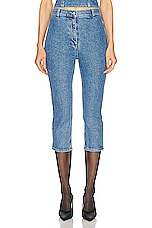 Magda Butrym Knee Length Skinny in Blue, view 1, click to view large image.