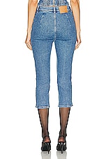 Magda Butrym Knee Length Skinny in Blue, view 3, click to view large image.
