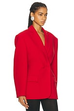 Magda Butrym Blazer in Red, view 2, click to view large image.