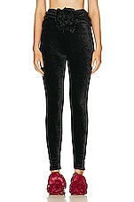 Magda Butrym Skinny Pant in Black, view 1, click to view large image.