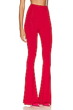 Magda Butrym Flare Pant in Red, view 2, click to view large image.