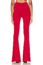 Magda Butrym Flare Pant in Red, view 3, click to view large image.