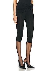 Magda Butrym Cropped Legging in Black, view 2, click to view large image.