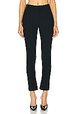 Magda Butrym Straight Leg Pant in Black, view 1, click to view large image.