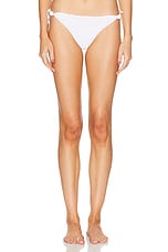 Magda Butrym Bikini Bottom in White, view 1, click to view large image.