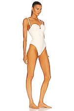 Magda Butrym Swimsuit in Cream, view 2, click to view large image.