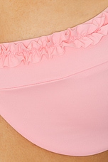 Magda Butrym Balconette Bikini Top in Pink, view 5, click to view large image.