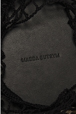 Magda Butrym Small Devana Bag in Black Cream, view 7, click to view large image.
