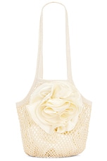 Magda Butrym Medium Devana Bag in Cream, view 1, click to view large image.