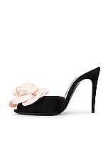 Magda Butrym Peep Toe Mule in Black, view 5, click to view large image.