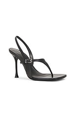 Magda Butrym Sling Back Sandal in Black, view 2, click to view large image.