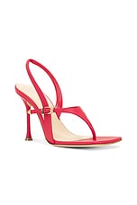 Magda Butrym Sling Back Sandal in Red, view 2, click to view large image.