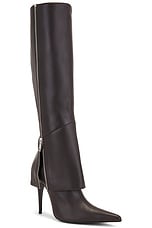 Magda Butrym Knee High Boot in Brown, view 2, click to view large image.