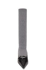 Magda Butrym Knit Boot in Grey, view 4, click to view large image.