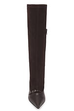 Magda Butrym Knee High Boots in Brown, view 4, click to view large image.