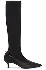 Magda Butrym Knee High Boots in Black, view 1, click to view large image.