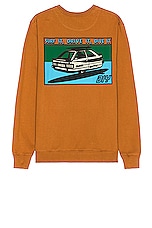 Mami Wata DIY Car Sweatshirt in Tobacco, view 1, click to view large image.