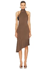 Miaou Karina Dress in Olive, view 2, click to view large image.
