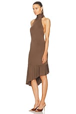 Miaou Karina Dress in Olive, view 4, click to view large image.