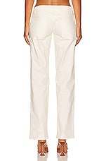 Miaou Atlas Pant in Creme, view 3, click to view large image.