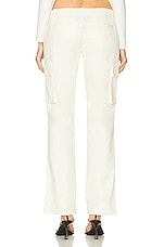 Miaou Raven Cargo Pant in Creme, view 3, click to view large image.