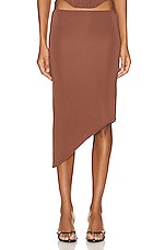 Miaou Sienna Skirt in Cocoa, view 1, click to view large image.