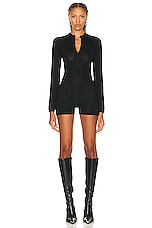 Miaou Avery Romper in Black, view 1, click to view large image.