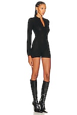 Miaou Avery Romper in Black, view 2, click to view large image.